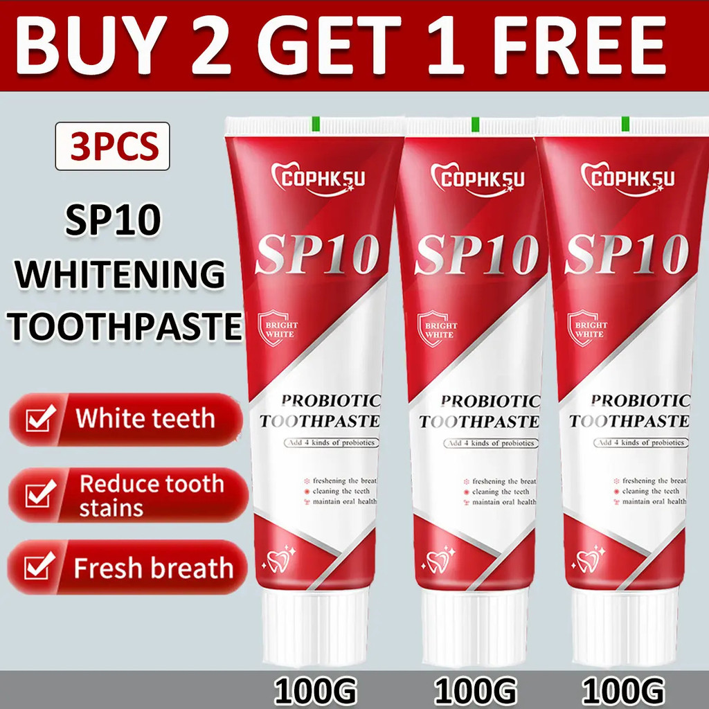 Kem Đánh Răng Khỏe Mạnh SP10 Probiotic Làm Mới Kem Đánh Răng 100G
