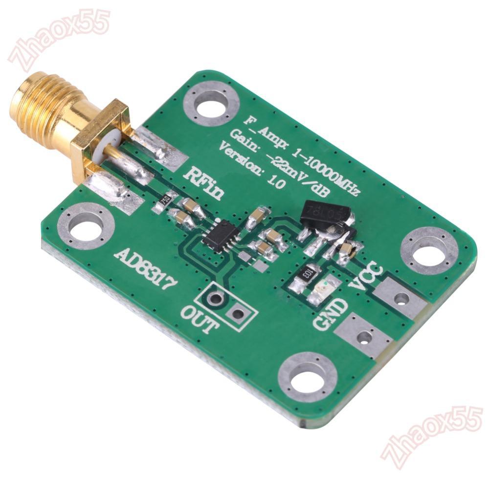 Máy dò logic ZHAOX AD8317 Phát hiện nguồn tín hiệu nguồn, -55dBm đến 0dBm DC 7-15V Đồng hồ đo công s
