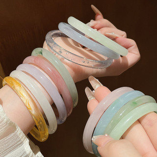 Vòng tay dải tròn gradient cao cấp, thiết kế độc đáo phù hợpwear mỗi ngày cho nữ