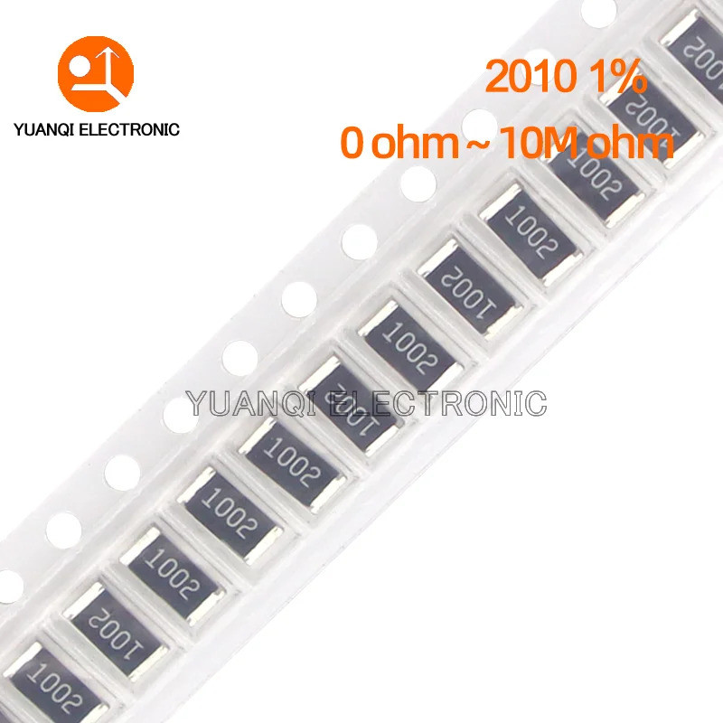 Bộ 50 2010 1% Điện Trở 0R ~ 10M 3 / 4W 10 22 33 100 150 220 470 510 ohm 1K 2.2K 10K 100K 220K 1R 10R