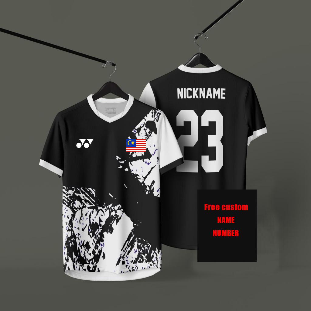 [Tùy chỉnh miễn phí] BADMINTON JERSEY (Anh), ÁO THUN BADMINTON Mùa hè thoáng khí và thoải mái 2