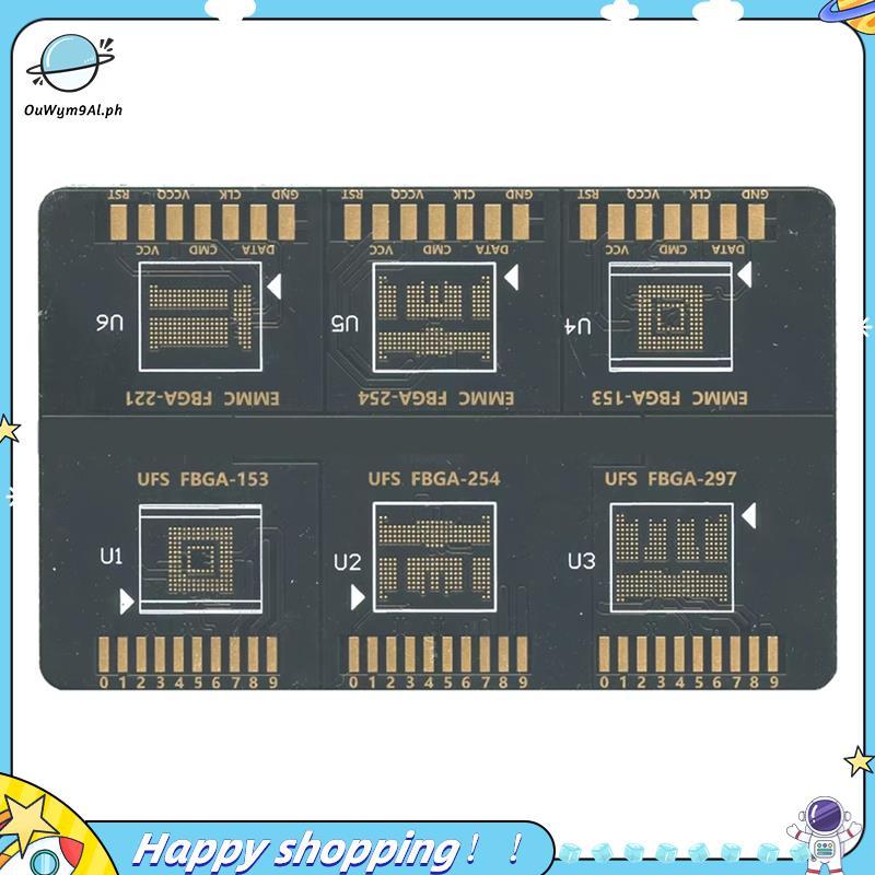 [ouwym9al] Flash 64 BGA ISP Board Flash 64 FBGA ISP EMMC FBGA 153 254 221 UFS FBGA 153 254 297 cho F