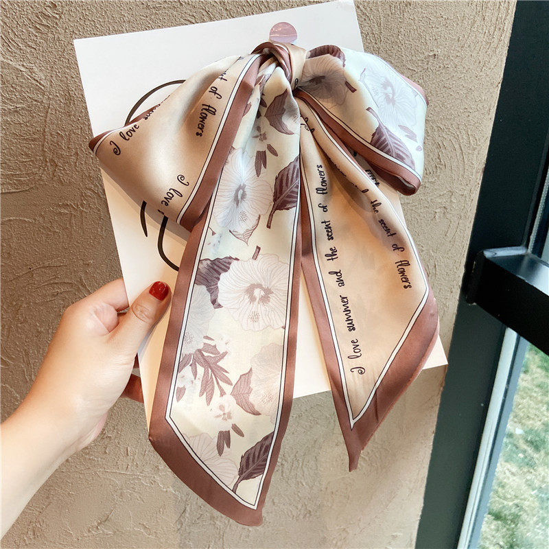 Ishihara Nữ Mùa Xuân Mùa Hè Hoa Satomi ins Khăn Lụa