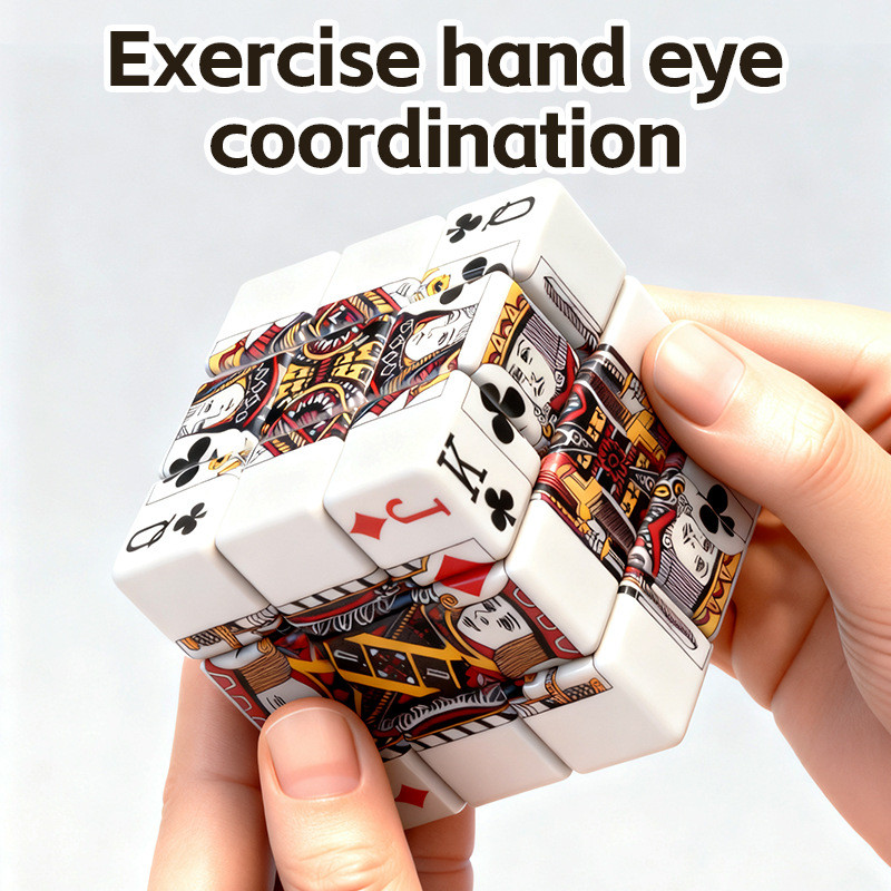 Chơi Bài Khối Rubik Người Mới Bắt Đầu Mịn Thứ Ba Xếp Hình Khối Rubik Tư Duy Logic Đào Tạo Đồ Chơi Gi