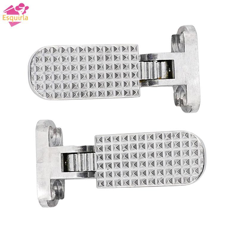 2 Chiếc Bàn Đạp Gác Chân Sau Gấp Gọn, Gác Chân Xe Đạp Điện/Xe Scooter/Xe Đạp Leo Núi