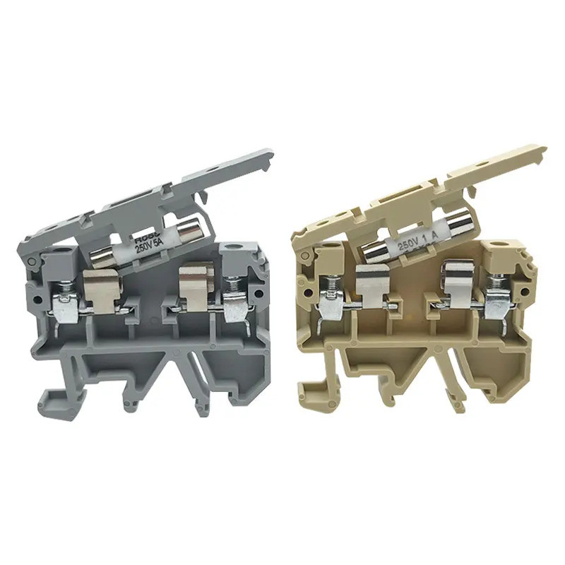 FZ50 CHIẾC 660V ASK1EN Din Rail Mô-đun Đầu nối Vít Cầu chì Khối đầu cuối ASK1-EN