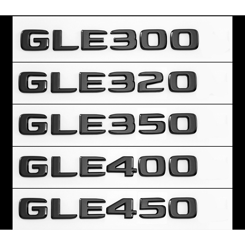 3d ABS Thân Xe Chữ Cái GLE300 GLE320 GLE350 GLE400 GLE450 Biểu Tượng Huy Hiệu Logo Miếng Dán Cho Xe 