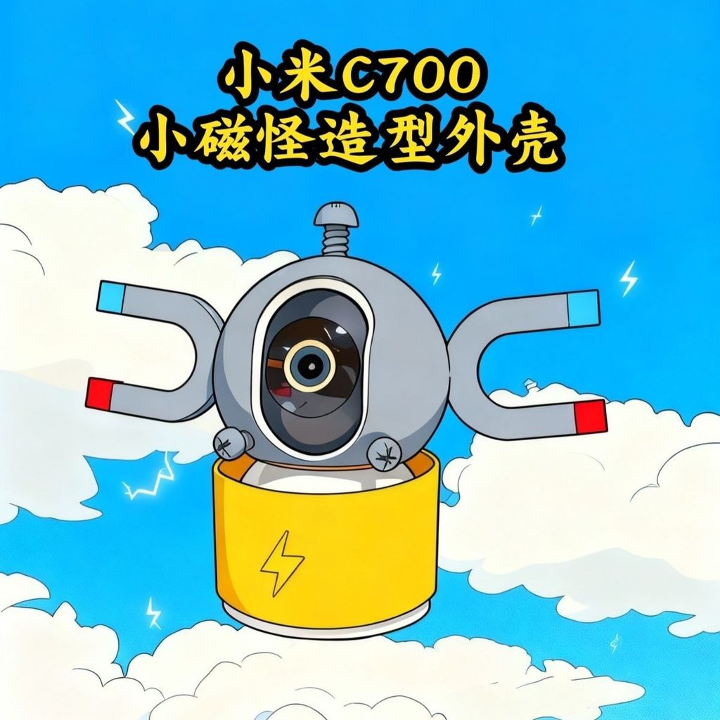 Thích hợp cho phụ kiện giám sát Xiaomi 3 Xiaomi Camera C700 Little Magneto Modeling Shell Pokémon Ma