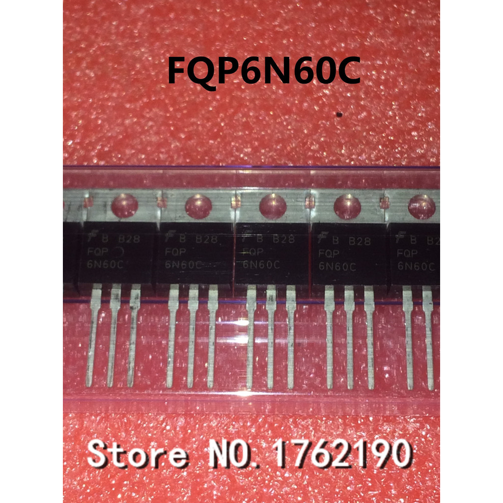 5 Cái / lốc FQP6N60C 6N60C TO-220 600V / 6A Mới MOS FET