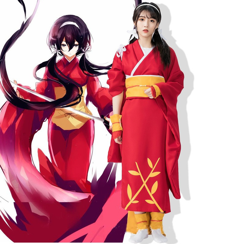 Bộ cosplay Bungo Stray Dogs Izumi Kyouka kimono tắm áo choàng - phù hợp Halloween và Giáng sinh