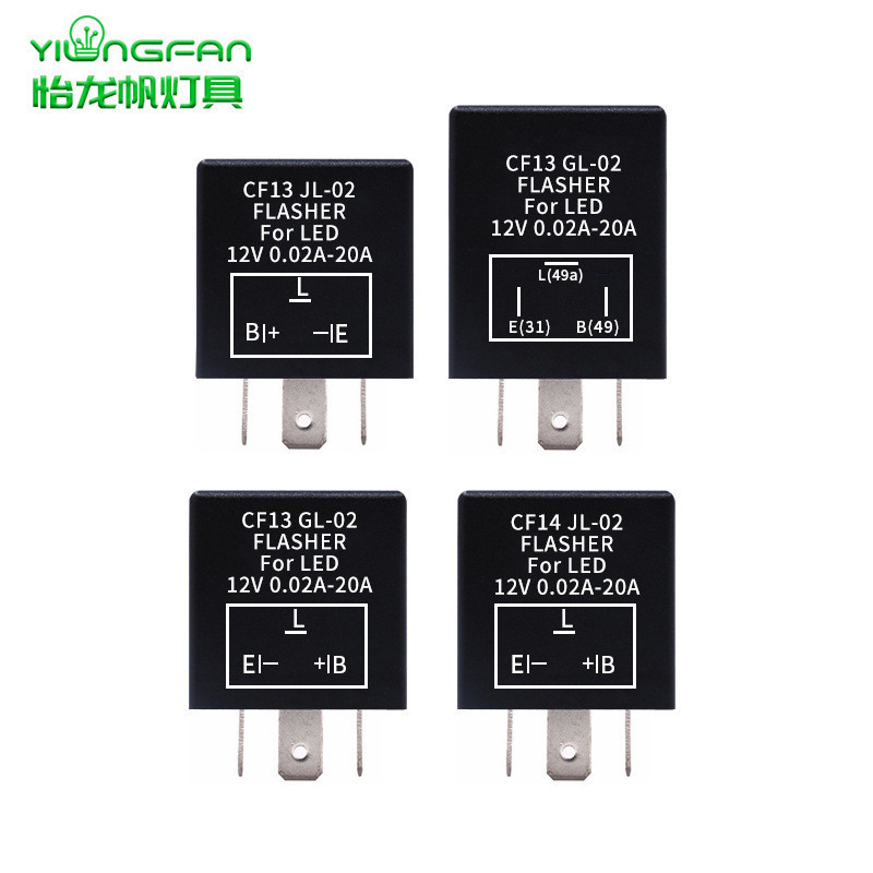Giảm Giá LED Bật Tín Hiệu Flash Relay CF13 CF14 CF13 GL 02 Flasher Relay Factory Hàng Có Sẵn