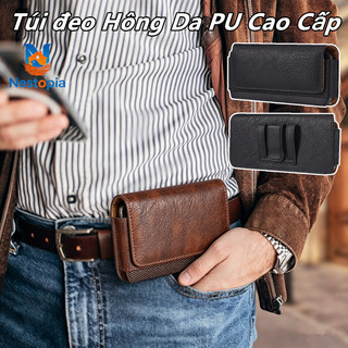 Túi đeo Hông Da PU Cao Cấp,Túi đeo Hông Thời Trang,Thiết Kế Đeo Thắt Lưng,Khóa Nam Châm,Chống Nước Và Bền,Dung Lượng Lớn