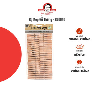 Bộ kẹp gỗ thông 96 cái uncle bills bl0060