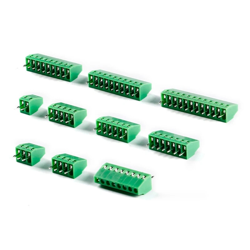 5 CÁI KF128 2.54mm PCB Mini Vít Thiết Bị Đầu Cuối Khối Kết Nối Cho Dây KF128-2.54 2P 3P 4P 5P 6P 7P 