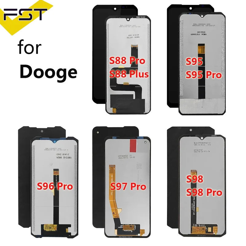 Dành Cho Doogee S98 S97 Pro Màn Hình LCD Bộ Số Hóa Màn Hình Cảm Ứng Cho Doogee S88 Plus S96 Pro S51 