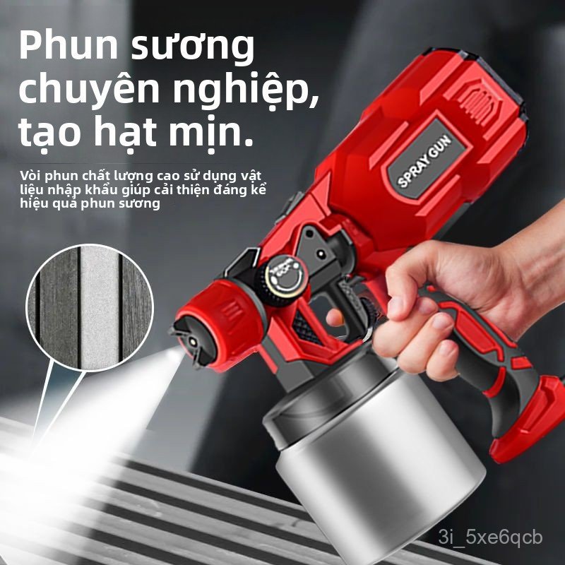 Súng phun sơn điện Longyun, súng phun sơn, máy phun sơn latex, máy phun sơn gia dụng, dụng cụ phun s