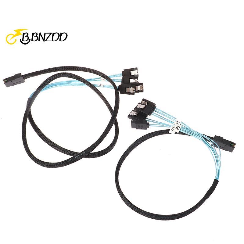 [BBNZDD] Cáp SAS SATA Mini-SAS SFF-8087 Đến 4 Cáp SATA Mini SAS 4i SFF8087 36P Đến 4 Cáp SATA 7P 12G