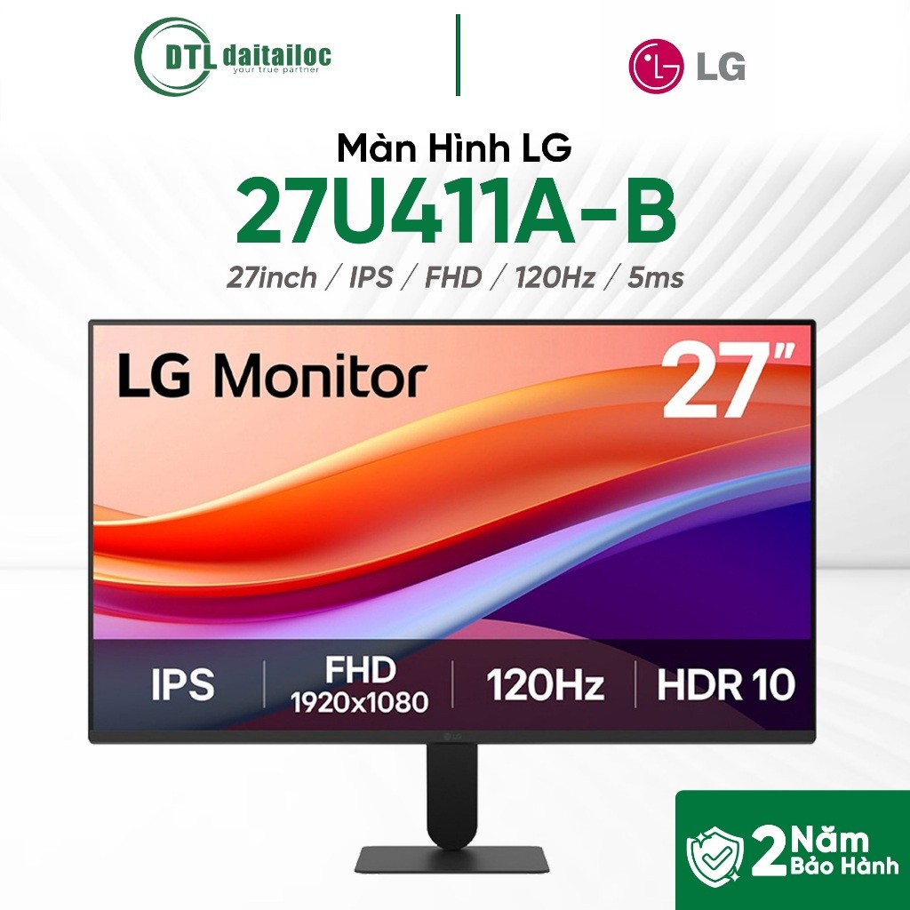 Màn Hình LG 27U411A-B 27inch IPS FHD 120Hz 5ms I Chính hãng I Bảo hành 24 tháng