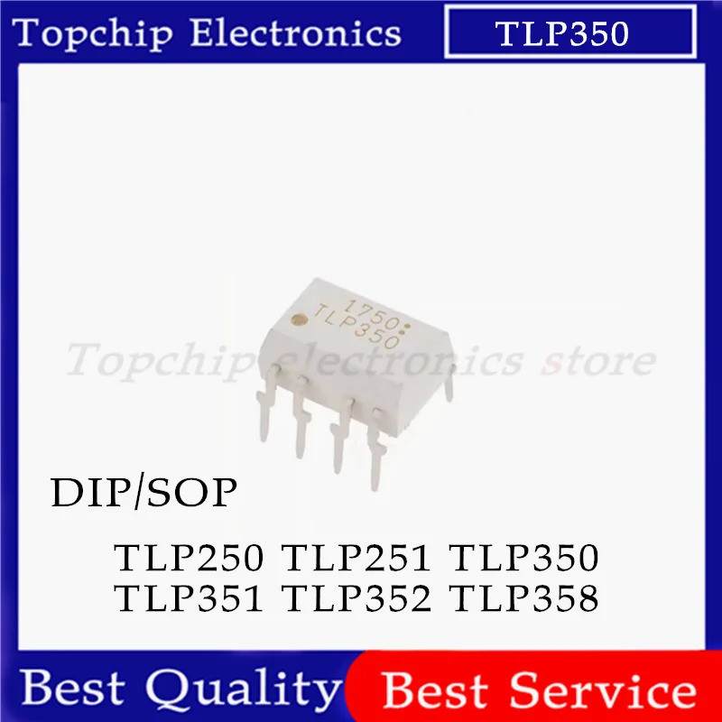 5 chiếc TLP250 TLP251 TLP351 TLP350 TLP358 TLP352 DIP-8 SOP-8 optoisolator quang điện khớp nối IC