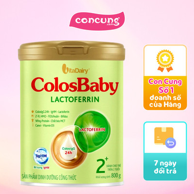 Sữa ColosBaby Lactoferrin 2+ 800g