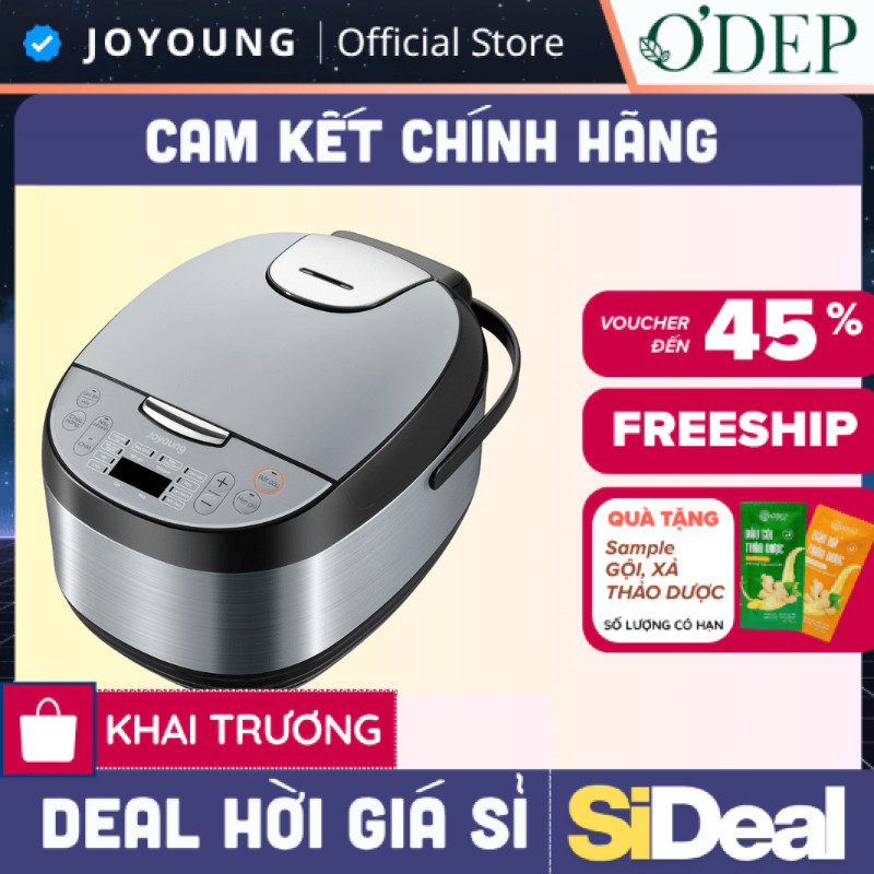 Nồi cơm điện tử Joyoung JRC-7130 | Dung tích 1.8L | Công suất 850W - SIDEAL SIL