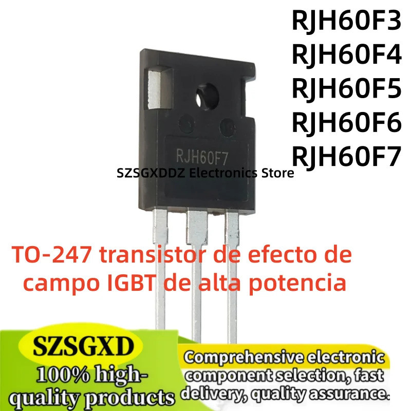 5 CÁI RJH60F3 RJH60F4 RJH60F5 RJH60F6 RJH60F7 TO-247 bóng bán dẫn hiệu ứng trường IGBT công suất cao