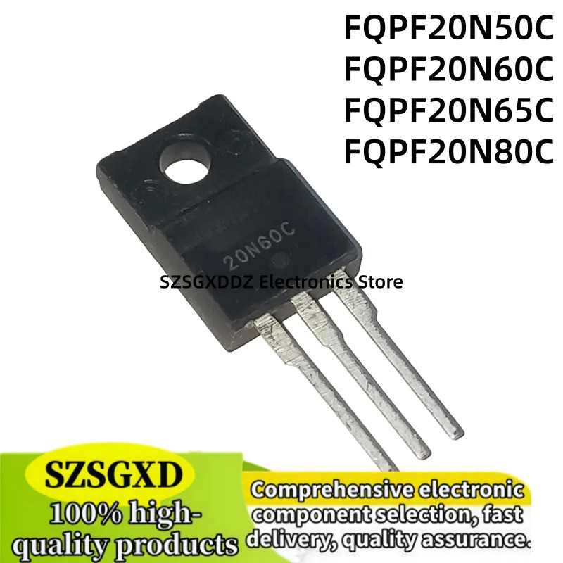 5 Chiếc FQPF20N50 FQPF20N50C 20N50 FQPF20N60C FQPF20N65C FQPF20N80C 20N60 20N65 20N80 FQPF20N60 FQPF
