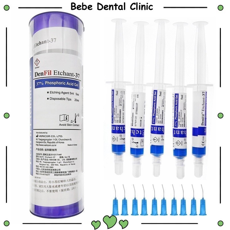 Đại lý khắc axit Denfil Hàn Quốc Beiikang 37% Chất khắc axit nha khoa Men Phosphate Acid Etching Age