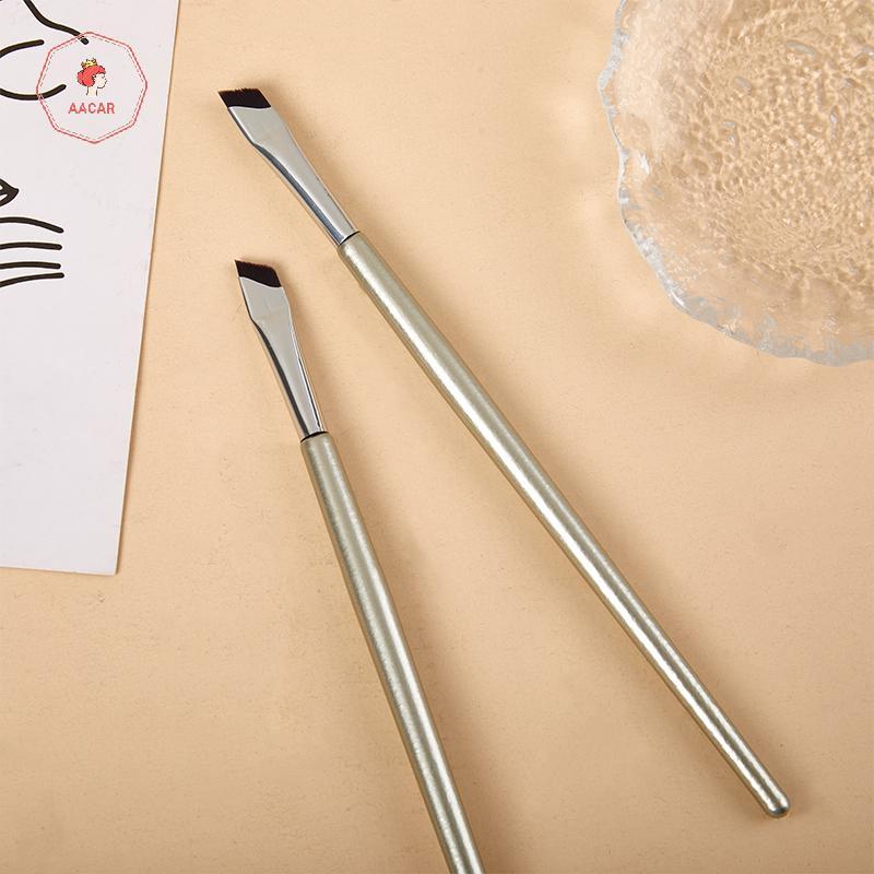AACAR 1Pc Nâng cấp Blade Eyeliner Brush Ultra Thin Fine Angle Flat Eyebrow Brush Under Eyes Place Ch