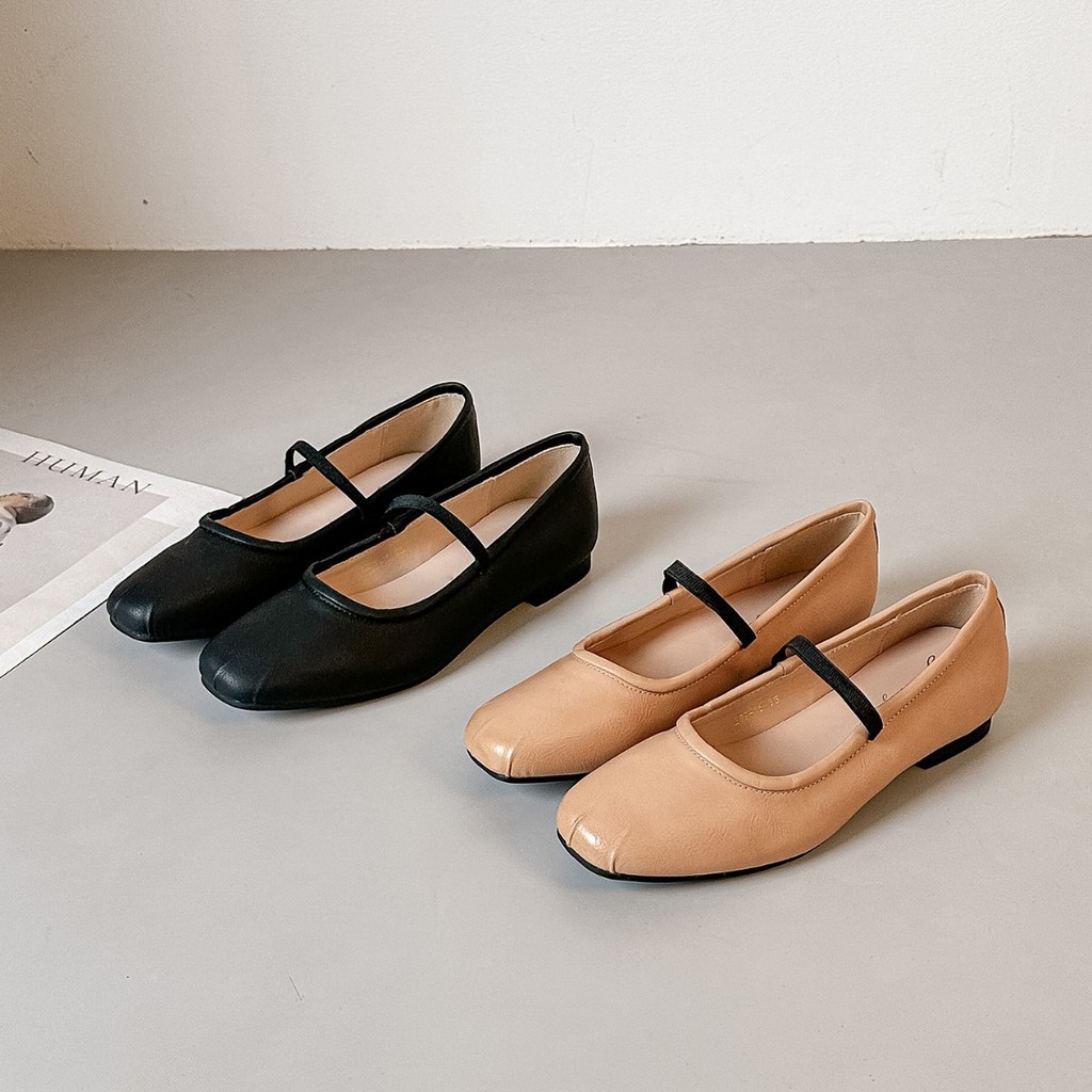 Sheepskin Version~Handmade versatile ballet shoes for women, flat Mary Jane shoes, soft-soled pig-no