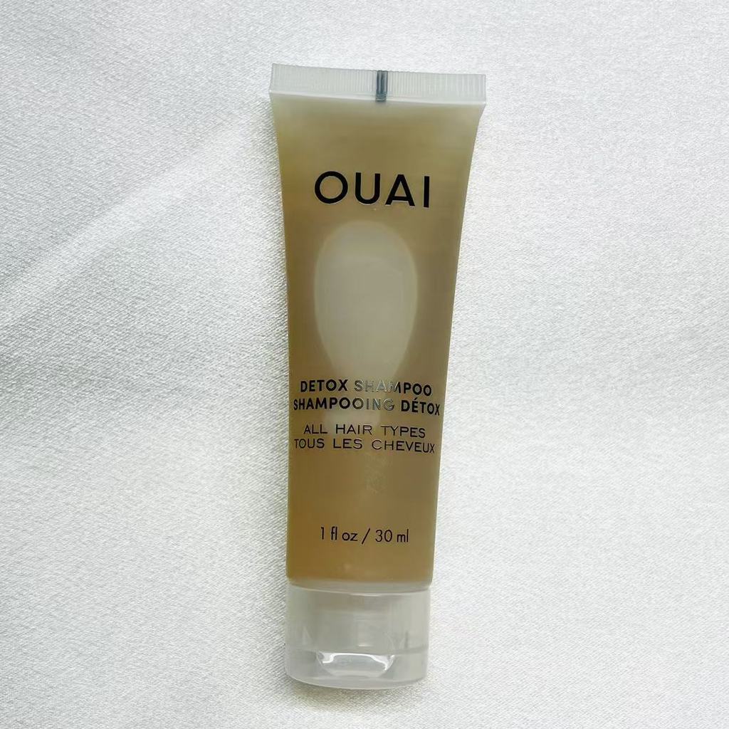 Beauty Ready Stock OUAI Dầu Gội Làm Sạch Sâu Tất Cả Các Loại Tóc Kiểm Soát Dầu Làm Sạch Dầu Gội Mẫu 
