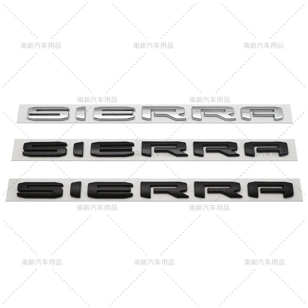 Nhãn dán xe hơi SIERRA Thích hợp cho nhãn thân sau GMC Nhãn xe GMC 53HZ