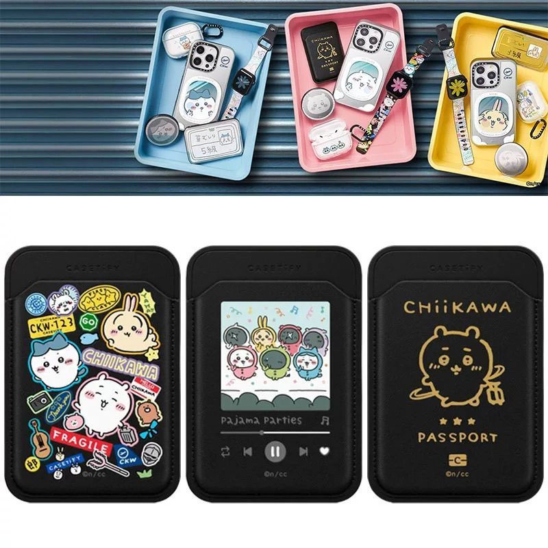 CASETiFY Đồng Thương Hiệu Chiikawa Chiikawa Thích Hợp Cho Apple / / Vỏ Thẻ Da Điện Thoại Di Động Sam