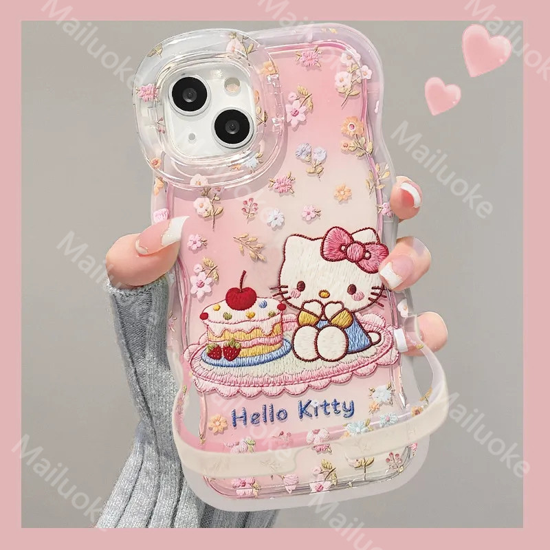 Ốp lưng Vivo X300 X200 Pro 5G Vivo X300 X200 5G Cake Kitten Hỗ trợ kép vô hình Vỏ điện thoại dễ thươ