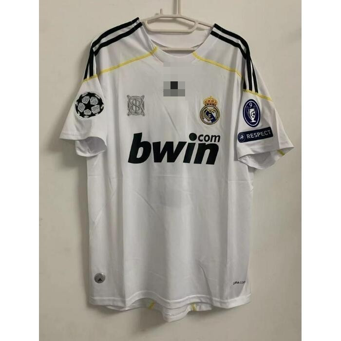 2009-2010 Real Madrid Sân nhà Áo đấu Retro Jersey Bóng đá 09-10 Áo Real Madrid KAKA 8 RONALDO 9 BENZ