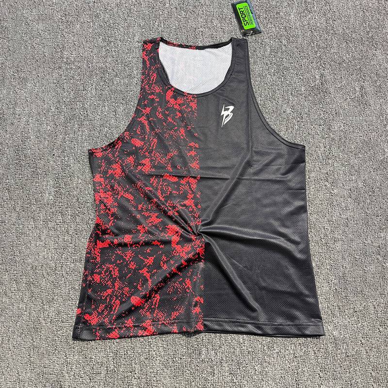 Running Marathon Track and Field Quick-Drying Breathable Adhesive Vest Running Marathon Track and Fi
