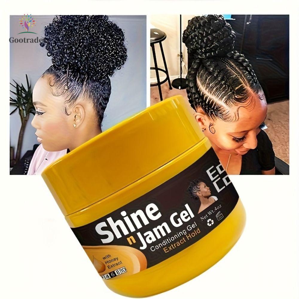 Gootrades Gel bện điều hòa GOOTADES Extra Hold, Kem định hình điều khiển cạnh chống sương mù, mịn mà