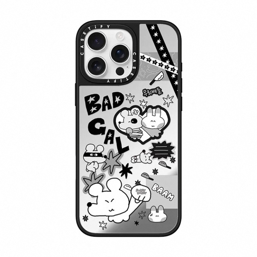 Casetify Bad Girl Thích hợp cho Apple 17Promax / 16 / 15 Bề mặt gương 13 / 11 Phong cách hợp thời tr