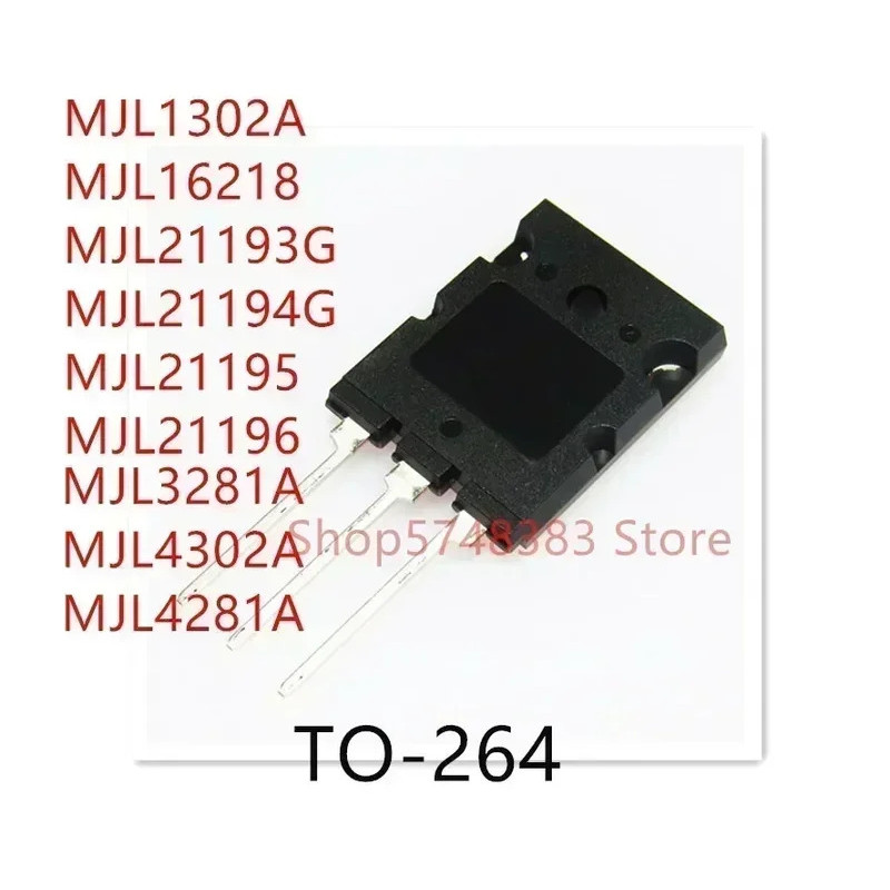 5 Chiếc MJL1302A MJL16218 MJL21193G MIL21194G MJL21195 MJL21196 MJL3281A MJL4302A MJL4281A TO-264 Đi