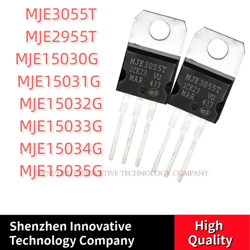 5 Chiếc MJE3055T MJE3055 MJE2955T MJE2955 MJE15030G 15030G MJE15031G 15031G MJE15032G MJE15033G MJE1
