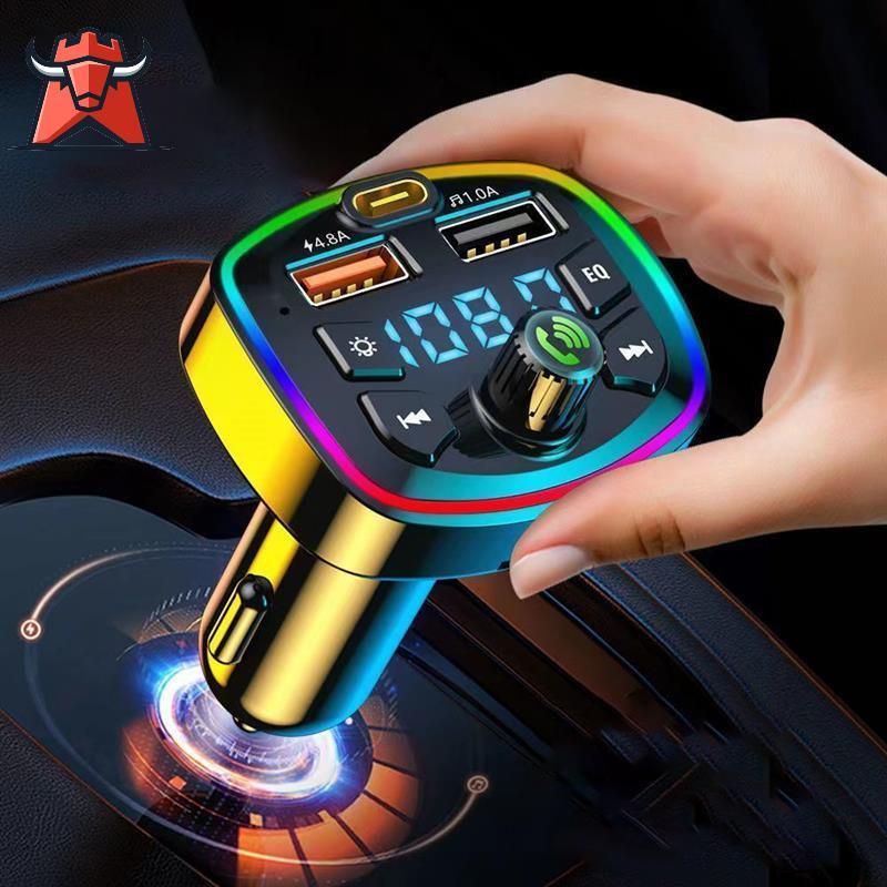 Bull Q7 Bluetooth 5.0 xe FM Transmitter với Dual USB PD sạc