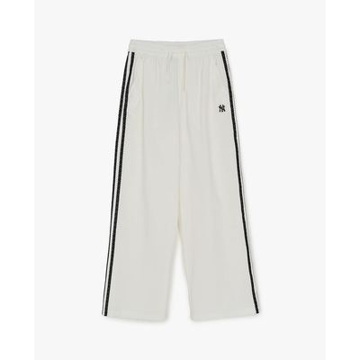 MLB - Quần dài nữ ống rộng lưng thun Varsity_3FWPV2363-50IVS