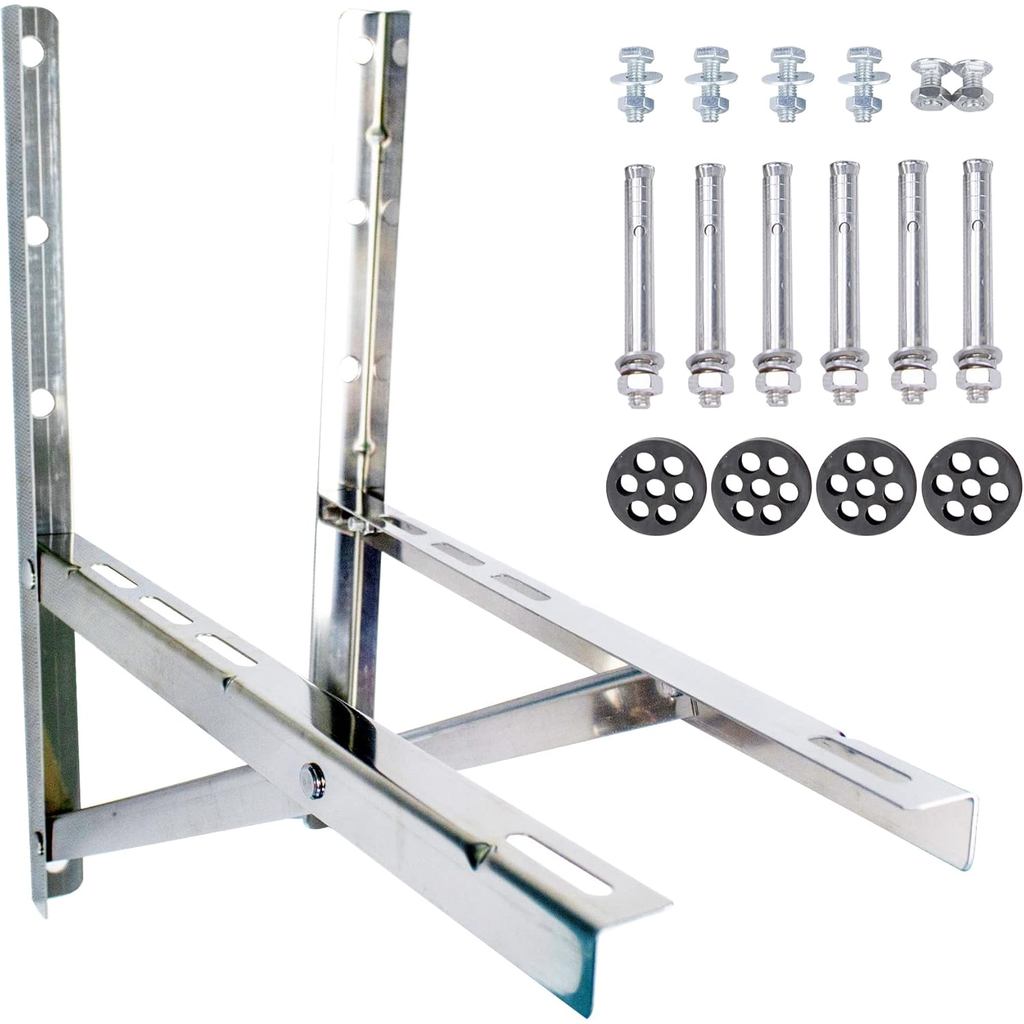 Giá đỡ treo tường cho bình ngưng 9000-24000 BTU, Giá đỡ hỗ trợ Ac Thép không gỉ không gỉ cho hệ thốn