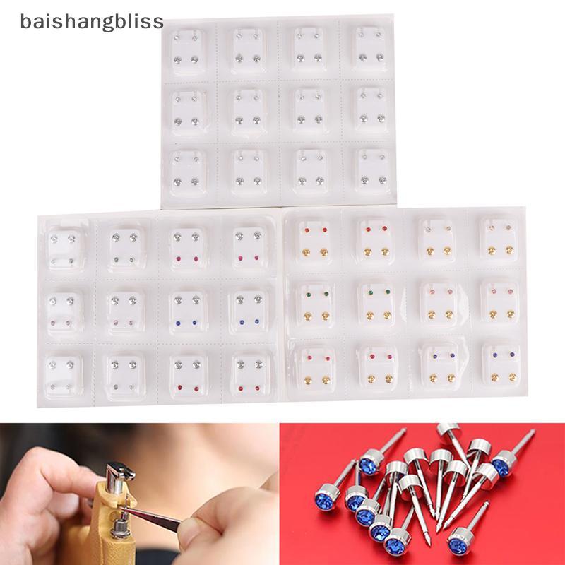 Baishangbliss 24 Chiếc Bông Tai Y Tế Xuyên Dụng Cụ Tai Bông Tai Phẫu Thuật Thép Bông Tai Nữ BHS