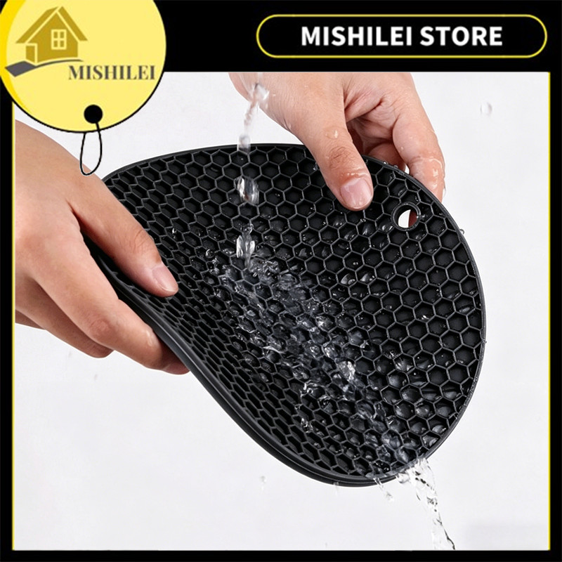 Miếng Lót Nồi Silicone Cao Cấp Chống Trượt – Bộ 4 Cái (2x7 Inch + 2x9 Inch), Cách Nhiệt Tốt, Màu Sắc