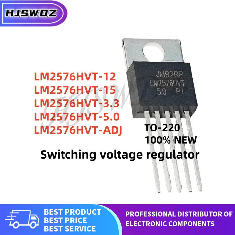 10 / chiếc LM2576HVT-12 LM2576HVT-3.3 LM2576HVT-5.0 LM2576HVT-15 LM2576HVT-ADJ LM2576HVT TO-220 mos 