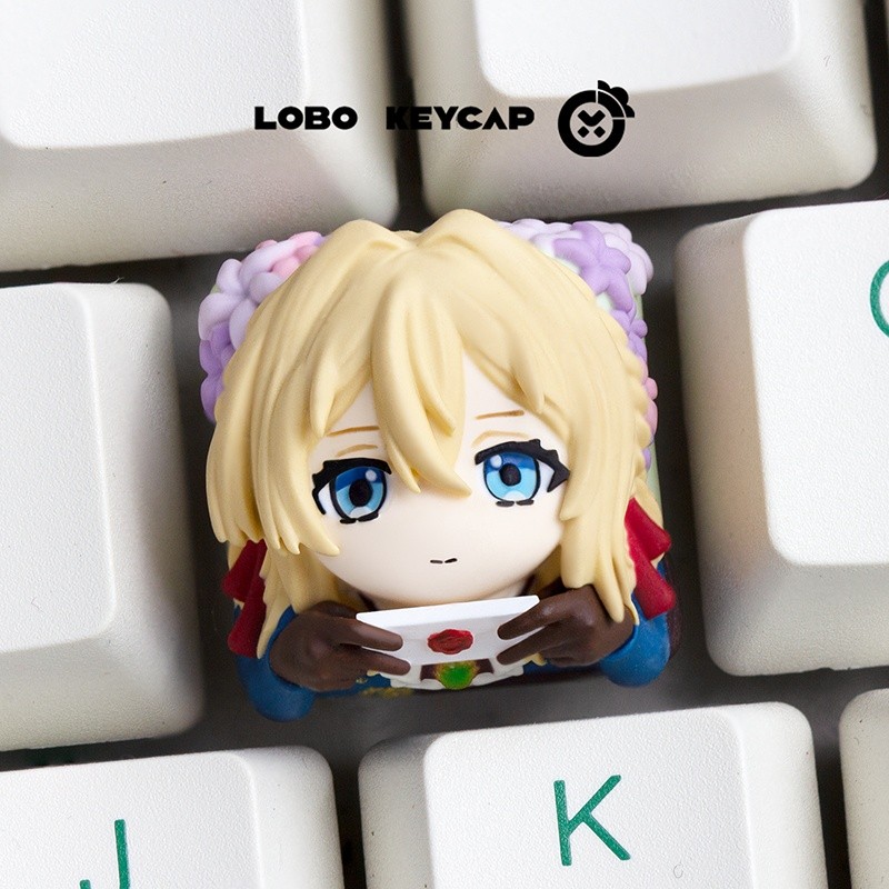 Wellit Series Keycap Độc Đáo Dễ Thương Sáng Tạo Nhựa Bé Gái Bàn Phím Cơ Đơn Keycap ESC ESC