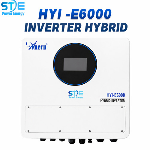 Biến tần năng lượng hòa lưới bám tải Hybrid Anern STE-IP65-AN-HYI-E6000 -Đạt chuẩn IP65 chống bụi ch