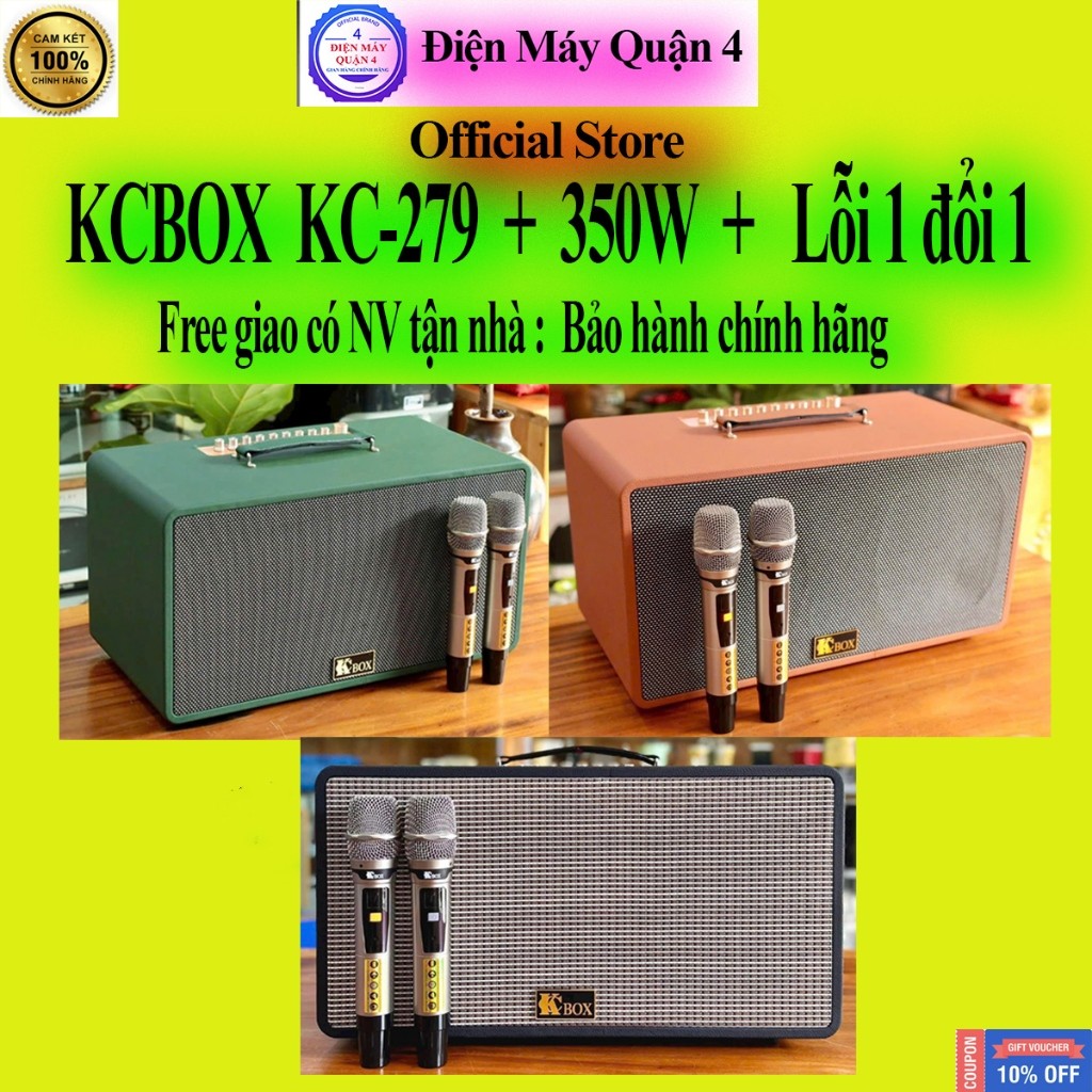 Loa Karaoke Xách Tay Di Động Kcbox KC279, Kcbox 279, Kcbox KC-279 / KCBOX KC279 NEW / KC279 NEW.Cát 