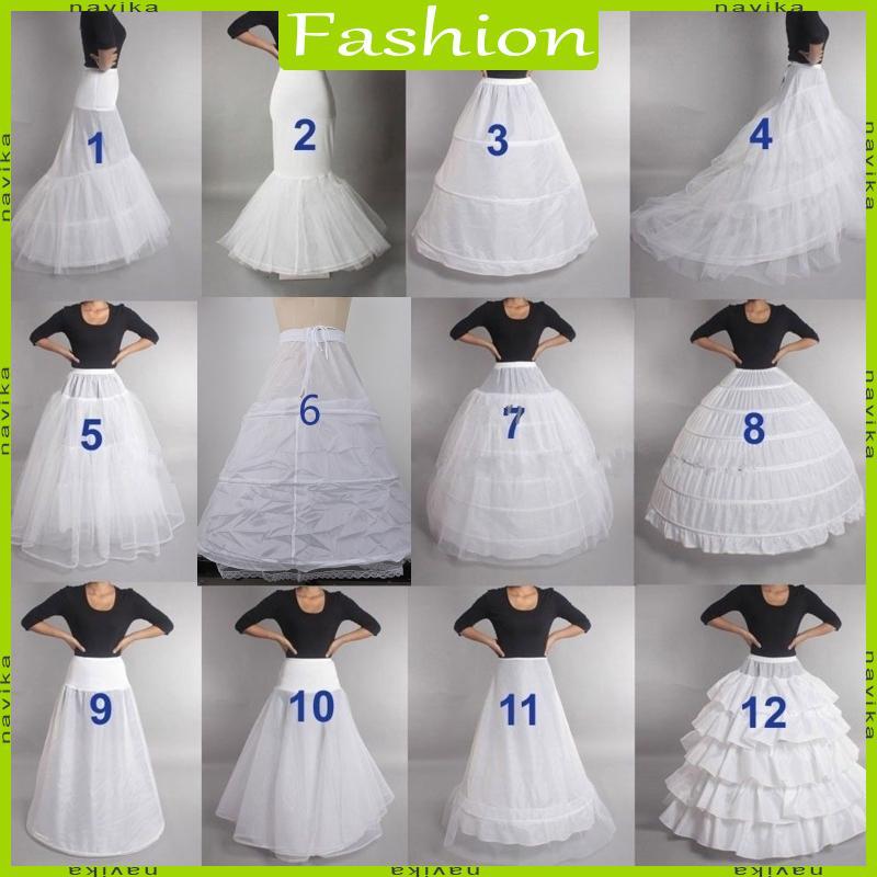 Crinoline Underskirt Petticoat Floor Length for Women Bridal Dress Vintage Gown
